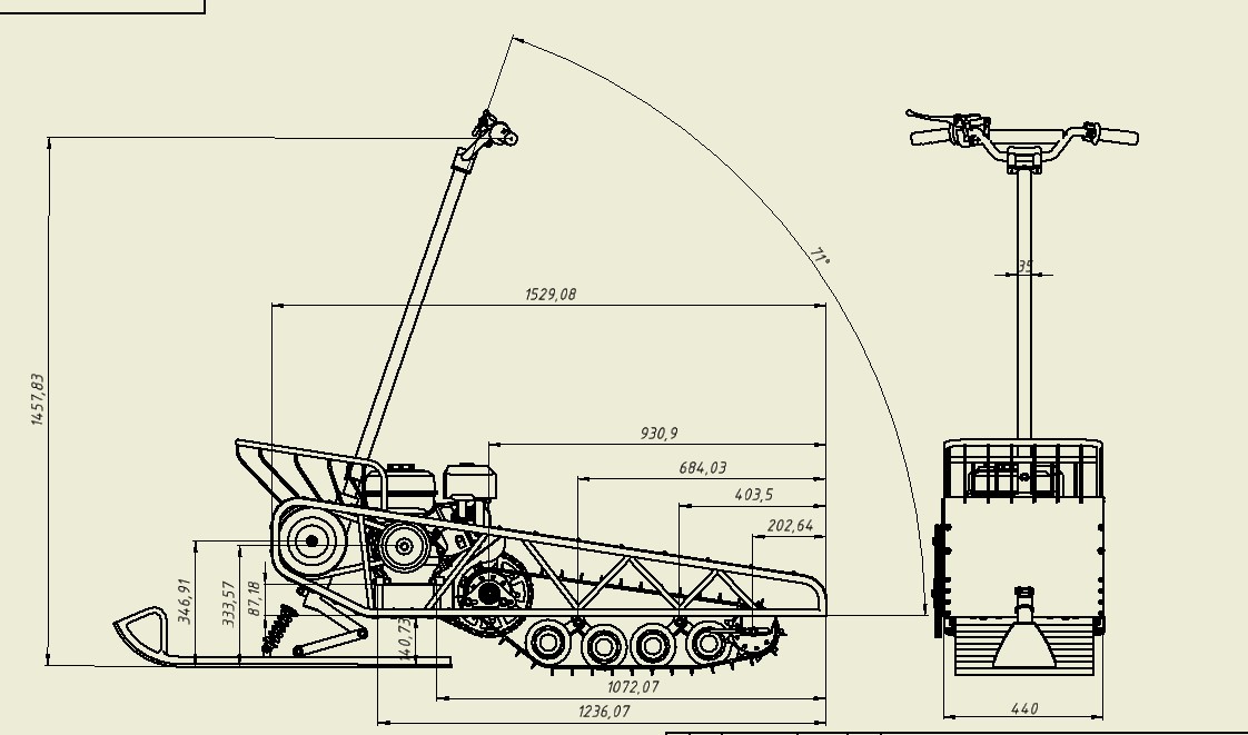 汽油动力滑雪板